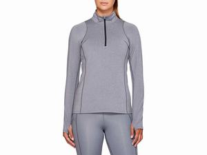 Bluzy Damskie Asics Thermopolis Half Zip Jasny Szare Jasny Szare | 65103-CHDF