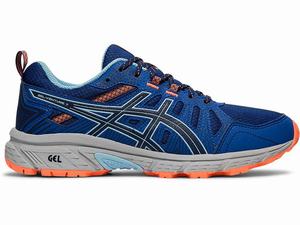 Buty Do Biegania W Terenie Damskie Asics Gel-venture 7 Niebieskie Niebieskie | 04176-OVCG