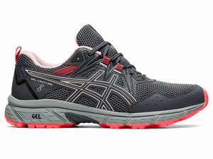 Buty Do Biegania W Terenie Damskie Asics Gel-venture 8 Szare Koralowe | 05726-BNVZ