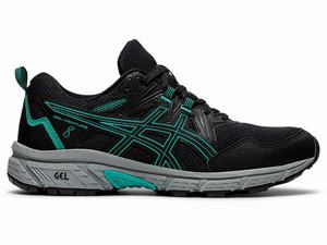 Buty Do Biegania W Terenie Damskie Asics Gel-venture 8 Czarne Czarne | 13482-JTMK