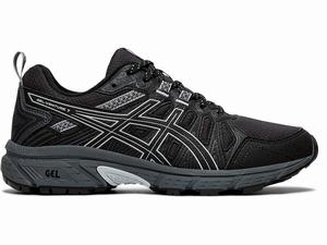 Buty Do Biegania W Terenie Damskie Asics Gel-venture 7 Czarne Szare | 20815-BKXQ