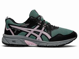 Buty Do Biegania W Terenie Damskie Asics Gel-venture 8 Oliwkowe Różowe | 32608-BOFU