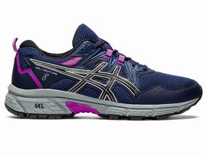 Buty Do Biegania W Terenie Damskie Asics Gel-venture 8 Srebrne | 34176-DVOZ