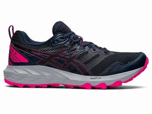 Buty Do Biegania W Terenie Damskie Asics Gel-sonoma 6 Niebieskie Czarne | 45210-XZTK