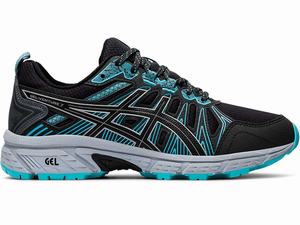 Buty Do Biegania W Terenie Damskie Asics Gel-venture 7 (D) Jasny Szare Czarne | 93057-ZYKU