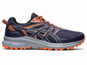 Buty Do Biegania W Terenie Męskie Asics Trailowe Scout 2 Indygo Srebrne | 30869-SVUN