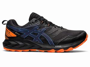 Buty Do Biegania W Terenie Męskie Asics Gel-sonoma 6 G-tx Czarne Indygo | 51306-IAQJ