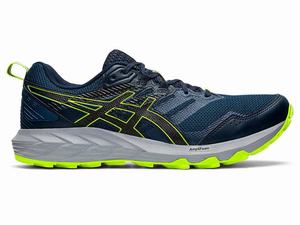 Buty Do Biegania W Terenie Męskie Asics Gel-sonoma 6 Niebieskie Czarne | 52386-KBNO