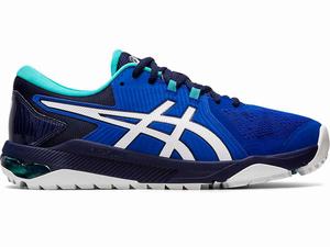 Buty Golfowe Męskie Asics Gel-course Glide Niebieskie Białe | 86149-YXKM