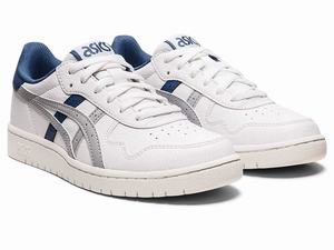 Buty Sportowe Dziecięce Asics Japan S Grade School Białe Niebieskie | 73164-YMTB