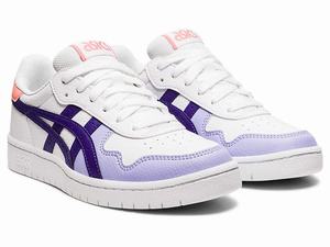 Buty Sportowe Dziecięce Asics Japan S Grade School Białe Niebieskie | 74138-GFIE