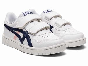 Buty Sportowe Dziecięce Asics Japan S Pre-school Białe Niebieskie | 35420-ZHED