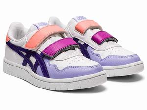 Buty Sportowe Dziecięce Asics Japan S Pre-school Białe Niebieskie | 61342-FJIM