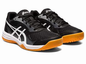 Buty Sportowe Dziecięce Asics Upcourt 5 Grade School Czarne Białe | 85736-YSCA