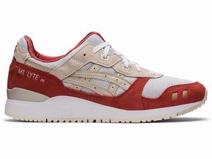 Buty Sportowe Męskie Asics Gel-lyte Iii Og Białe Szare | 12697-PXCO