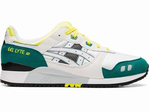 Buty Sportowe Męskie Asics Gel-lyte Iii Białe Żółte | 14067-IBOR