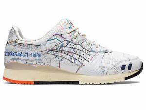 Buty Sportowe Męskie Asics Gel-lyte Iii Og Białe Granatowe | 56047-MHEL