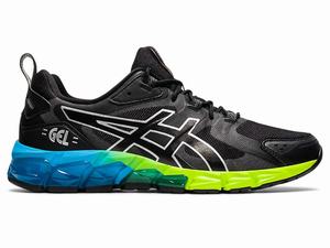 Buty Sportowe Męskie Asics Gel-quantum 180 Czarne Niebieskie | 39264-VWNM