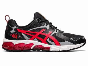 Buty Sportowe Męskie Asics Gel-quantum 180 Czarne Czerwone | 49027-BIUF