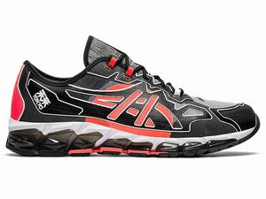 Buty Sportowe Męskie Asics Gel-quantum 360 6 Czarne Czerwone | 31682-MXZD