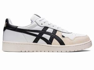 Buty Sportowe Męskie Asics Japan S Białe Czarne | 96182-XLDN