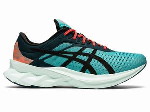 Buty Sportowe Męskie Asics Novablast Sps Niebieskie Czarne | 63457-RNGI