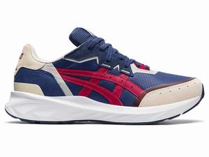 Buty Sportowe Męskie Asics Tarther Blast Niebieskie Bordowe | 62493-AYST