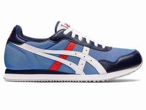 Buty Sportowe Męskie Asics Tiger Runner Niebieskie Białe | 63415-ZMSJ