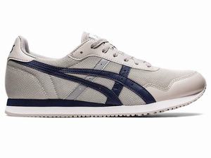 Buty Sportowe Męskie Asics Tiger Runner Szare Granatowe | 68593-XFJO