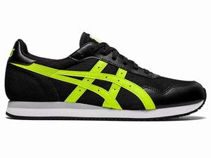 Buty Sportowe Męskie Asics Tiger Runner Czarne Zielone | 95314-EIXA