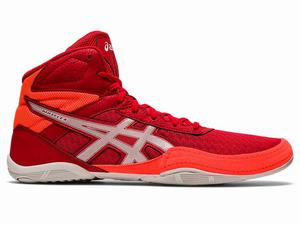 Buty Zapaśnicze Męskie Asics Matflex 6 Czerwone Koralowe | 75213-ECJD