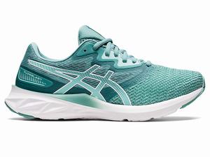 Buty do Biegania Damskie Asics Fuzeblast Zielone Białe | 83067-VQLT