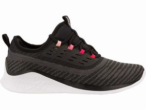 Buty do Biegania Damskie Asics Fuzetora Twist Czarne Różowe | 04173-KLON