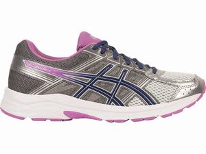 Buty do Biegania Damskie Asics Gel-contend 4 Srebrne Ciemny Szare | 28937-SPET