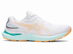 Buty do Biegania Damskie Asics Gel-cumulus 24 Białe Pomarańczowe | 10789-LCDJ