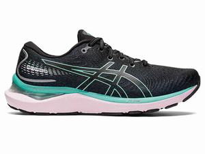 Buty do Biegania Damskie Asics Gel-cumulus 24 Czarne Oliwkowe | 40861-ITVE