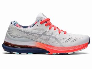 Buty do Biegania Damskie Asics Gel-kayano 28 Białe Niebieskie | 51326-DGJV