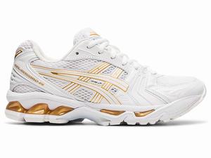 Buty do Biegania Damskie Asics Gel-kayano 14 Białe Białe | 79145-EMDA