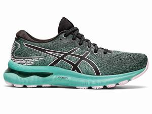 Buty do Biegania Damskie Asics Gel-nimbus 24 Czarne Różowe | 21768-OJDR