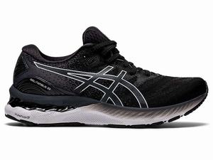 Buty do Biegania Damskie Asics Gel-nimbus 23 (D) Czarne Białe | 42790-IKGY