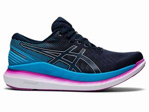 Buty do Biegania Damskie Asics Glideride 2 Niebieskie Głęboka Turkusowe | 75049-ETDU