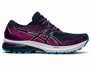 Buty do Biegania Damskie Asics Gt-2000 9 Knit Niebieskie Białe | 13450-RXYO