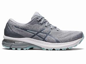 Buty do Biegania Damskie Asics Gt-2000 9 Knit Szare Głęboka Turkusowe | 25634-HLOY