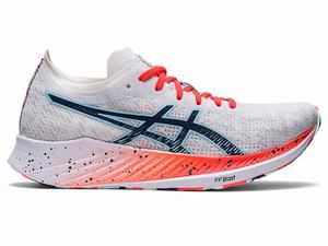 Buty do Biegania Damskie Asics Magic Speed Białe Niebieskie | 48926-OJAR