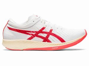 Buty do Biegania Damskie Asics Metaracer Białe Czerwone | 87146-FMDE