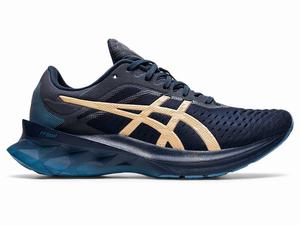 Buty do Biegania Damskie Asics Novablast Niebieskie | 40965-FKBQ