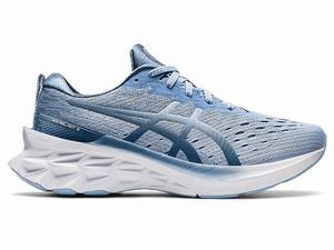 Buty do Biegania Damskie Asics Novablast 2 Białe Niebieskie | 57260-AGZP