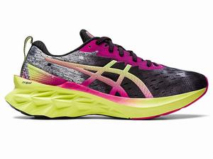 Buty do Biegania Damskie Asics Novablast 2 Czarne Żółte | 78301-PBWG