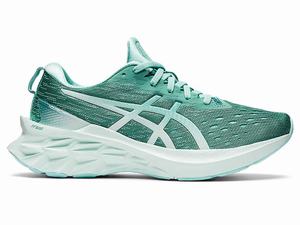 Buty do Biegania Damskie Asics Novablast 2 Oliwkowe Zielone | 84926-LKZS