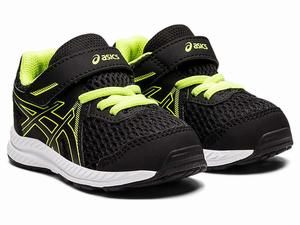 Buty do Biegania Dziecięce Asics Contend 7 Size Czarne Głęboka Turkusowe | 03514-BJNV